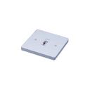 Square Monopoint Canopy for Line Voltage Track Heads, Black Finish