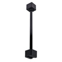48" Track Head Extension Rod, Black Finish