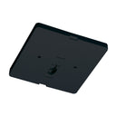 Square Monopoint Canopy for Low Voltage Track Head, Black Finish