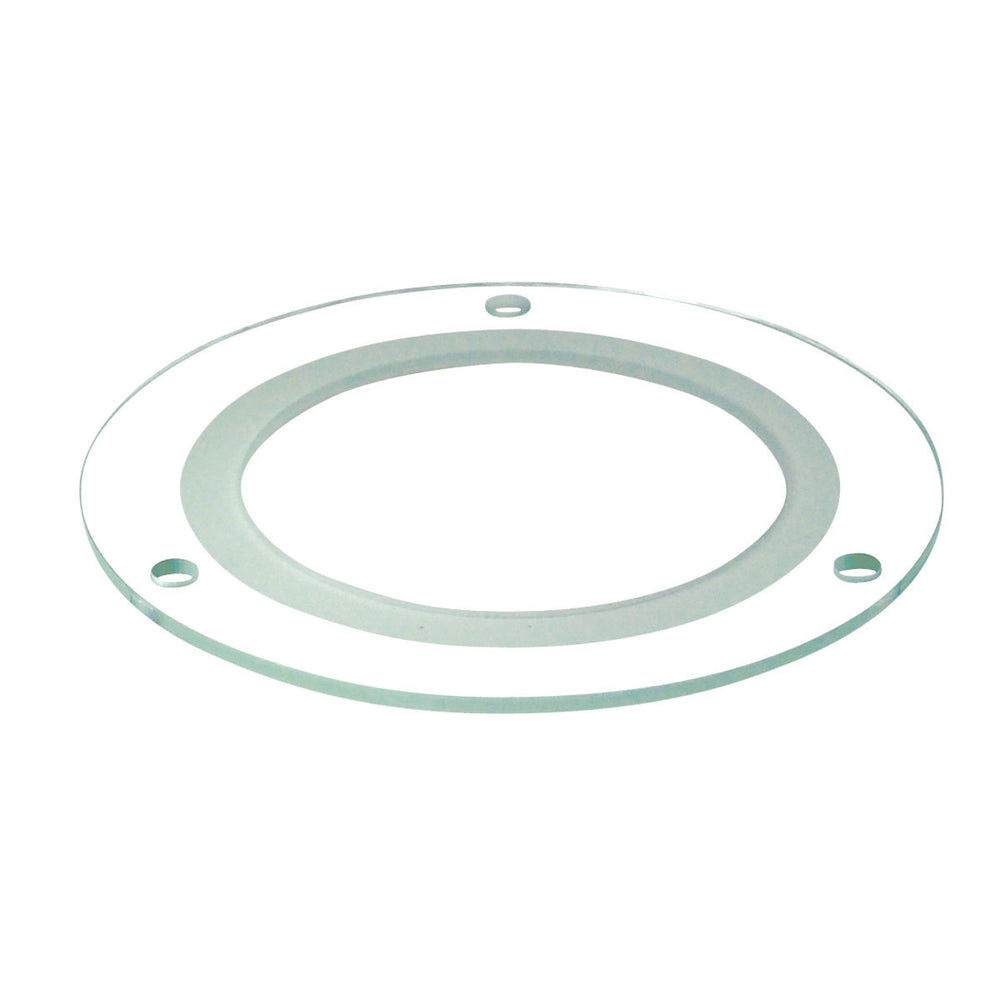 4" LENS, CLR OUT,FROST CTR, 80