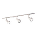 4-ft Track Pack with (3) Step Cylinder PAR30 Track Heads, White