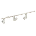 4-ft Track Pack with (3) Aiden 1150lm LED Track Heads, 3000K, Black Finish