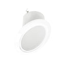 6" Super Sloped Reflector Trim, Black Reflector / White Flange