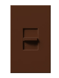 Lutron Nova T 0-10V Dimmer Switch, 8A, 30mA Sink, Single-Pole, No Neutral Required, 120V, Wall Plate Included, NTSTV-DV-SI, Sienna