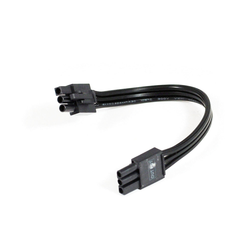 12" Jumper Cable for NUD-88 & NUDTW-88, Black Finish