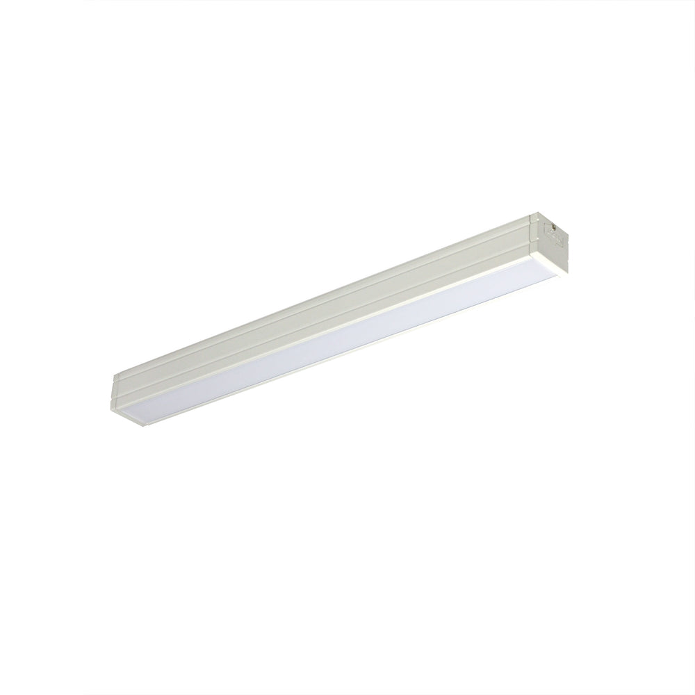 12" Bravo FROST LED Linear, 500lm/ft, 7W, 3000K, White Finish