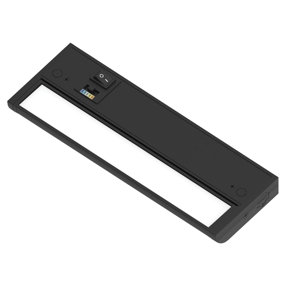 10" 120V Adjustable LEDUR Under Cabinet with Selectable CCT, Black Finish