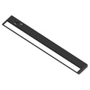 24" 120V Adjustable LEDUR Under Cabinet with Selectable CCT & USB Ports, Black Finish