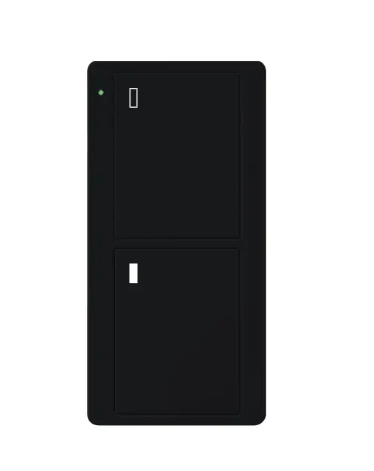 Lutron 2-Button Pico Smart Remote, with Appliance Icons, PJ2-2B-GBL-L02, Black
