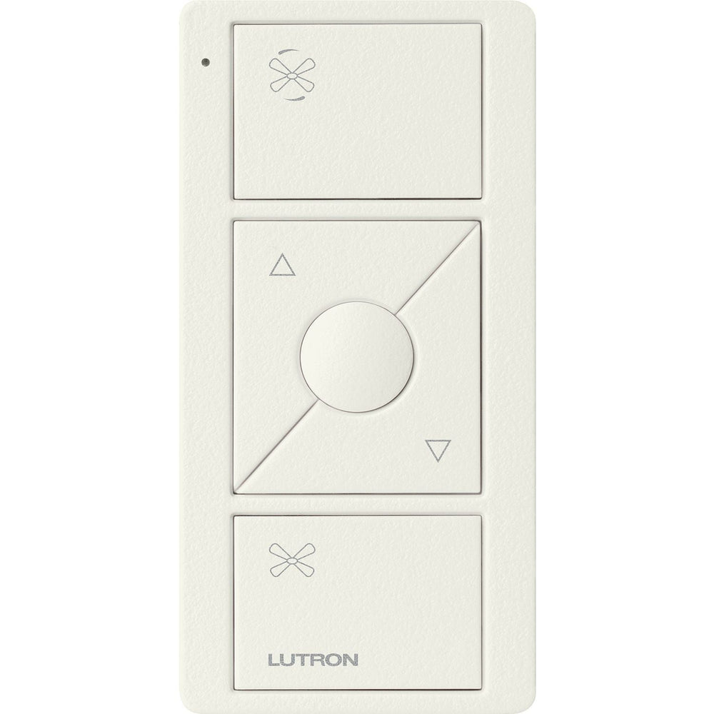 Lutron Pico Smart Remote for Fan Control, 3-Button Raise/Lower with Preset Button, PJ2-3BRL-TBI-F01, Biscuit