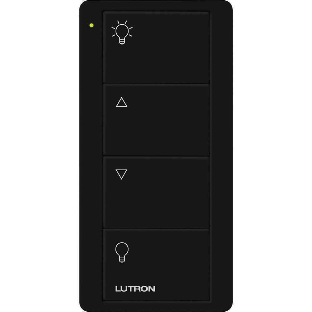 Lutron 4-Button Zone Control, Pico Smart Remote, with Light Icons, PJ2-4B-BL-L01, Black