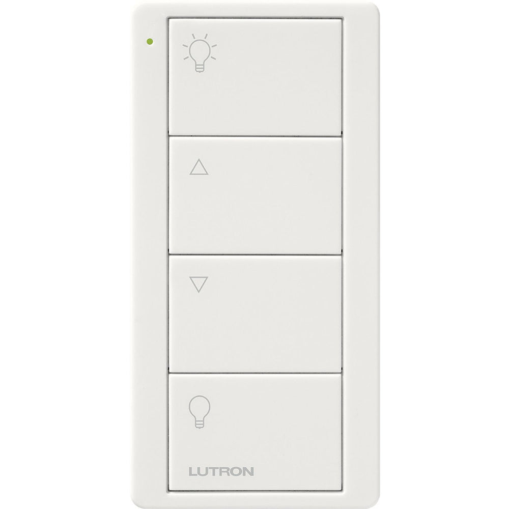 Lutron 4-Button Zone Control, Pico Smart Remote, with Light Icons, PJ2-4B-GWH-L01, White
