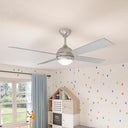 Progress P250127-009-30 Tavo 1 Light 52 inch Brushed Nickel Ceiling Fan