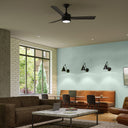 Progress P250123-31M-30 Axion II 1 Light 52 inch Matte Black Ceiling Fan