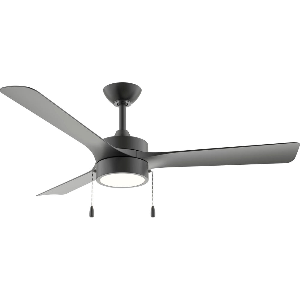 Progress Lighting P250122-31M-30 Axion I 1 Light 52 inch Matte Black Ceiling Fan