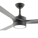 Progress P250123-31M-30 Axion II 1 Light 52 inch Matte Black Ceiling Fan