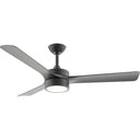 Progress P250123-31M-30 Axion II 1 Light 52 inch Matte Black Ceiling Fan