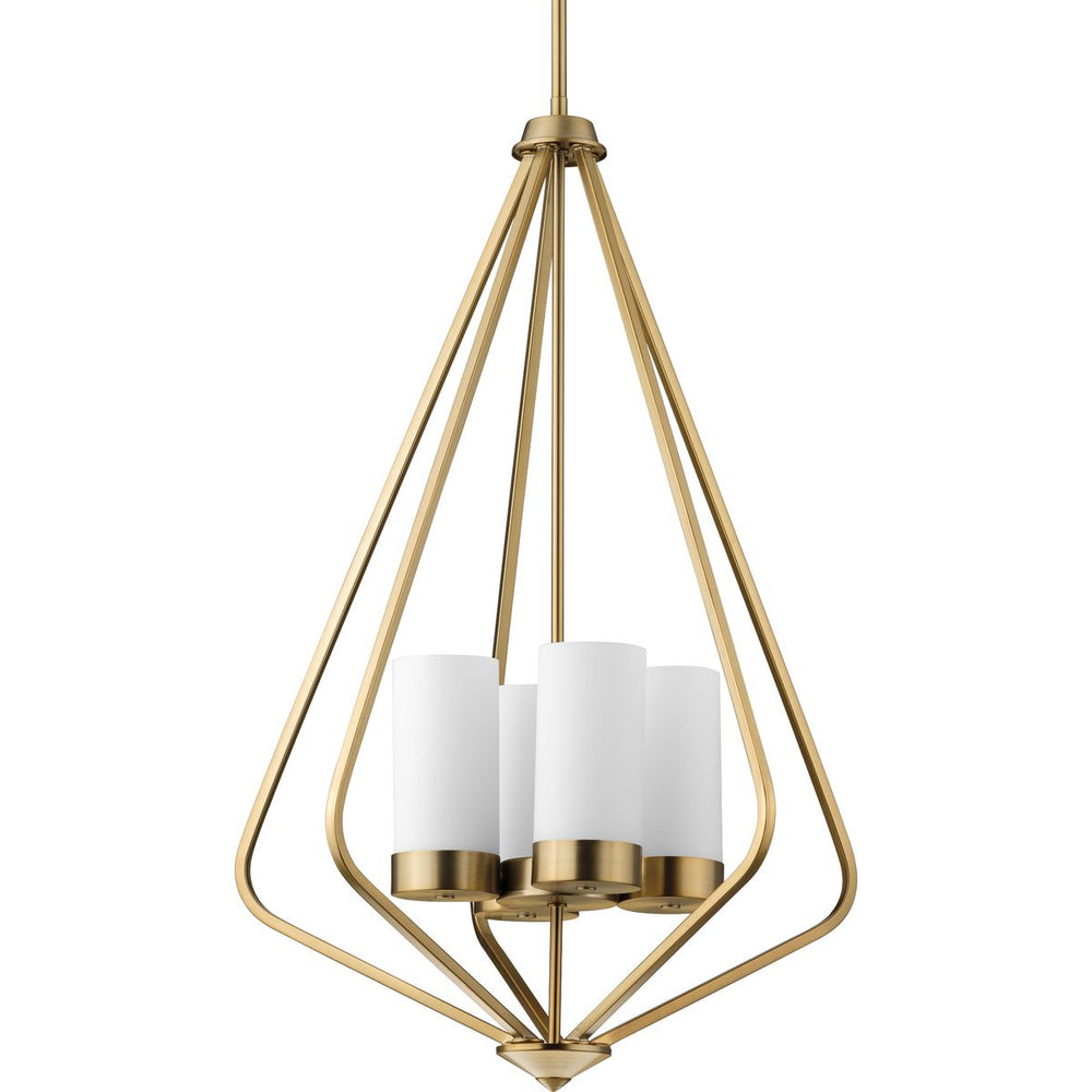 Progress Lighting P500305-109 Elevate 4 Light Brushed Bronze Pendant Ceiling Light