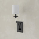 Progress P710018-031 Bonita 1 Light Matte Black Wall Sconce