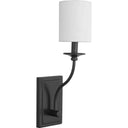 Progress P710018-031 Bonita 1 Light Matte Black Wall Sconce