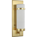 Progress P710087-012 Hartwick 1 Light Satin Brass Wall Sconce