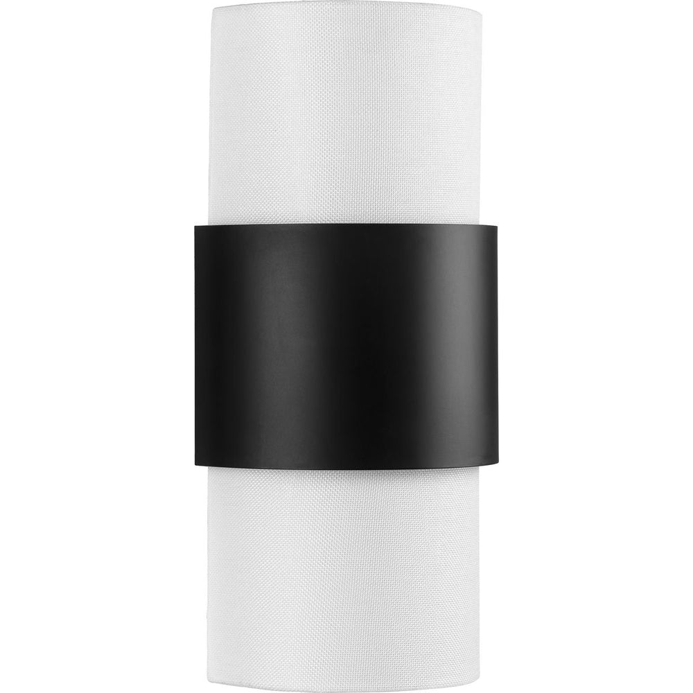 Progress Lighting P710119-31M Silva 2 Light Matte Black Wall Sconce Wall Light