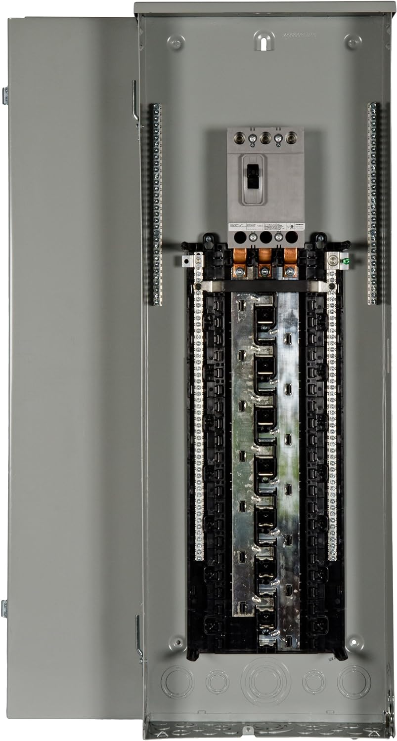 Siemens PW4260B3200CU 120/208/240 VAC 200 Amp 3-Phase 3/4-Wire NEMA 3R Main Breaker/Convertible Load Center