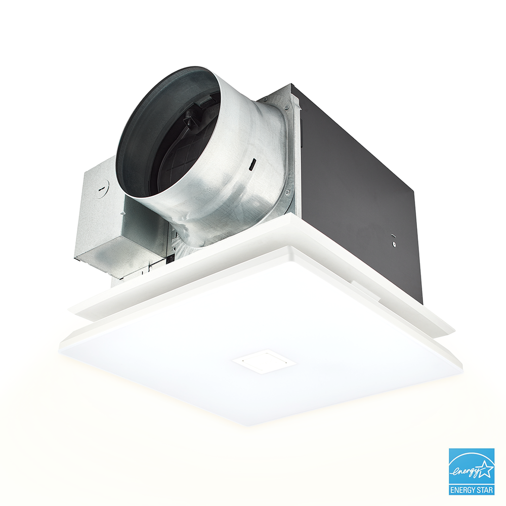 Panasonic FV-0511VKSL3K WhisperGreen® Select DC, Customizable Fan/Light with Multi-Speed, Architectural Grille, 30 to 110 CFM