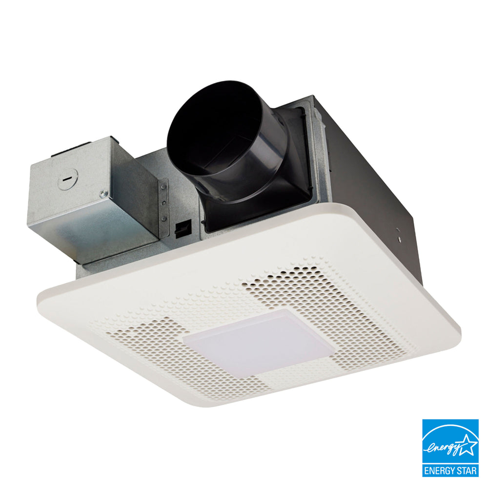 Panasonic FV-0511VFBL1 WhisperFit® DC Fan/Light - Bluetooth® Speakers, 50-80-110 CFM