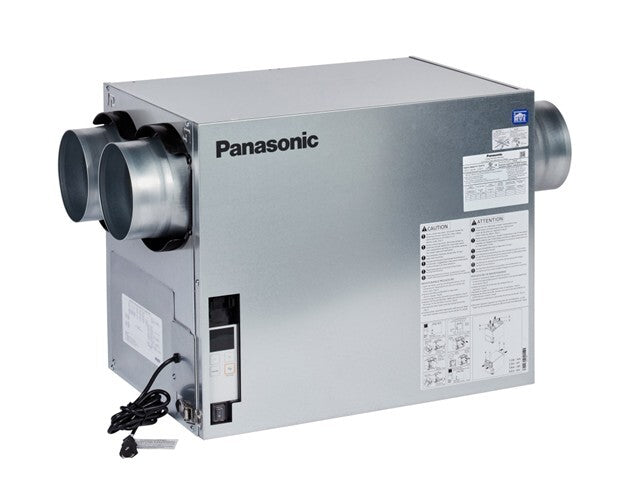 Panasonic FV-13VEC1S BalancedHome® Elite Plus+ 130 Energy Recovery Ventilator (ERV), 30-130 CFM - Side Port
