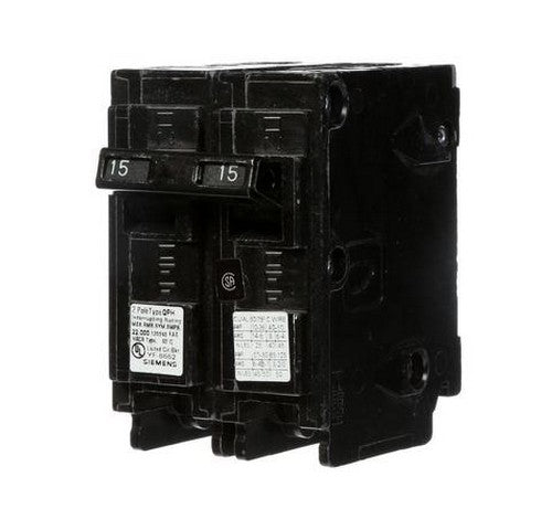 Siemens Q215 15 Amp Thermal Magnetic Plug-In Circuit Breaker 10 KA 240 VAC