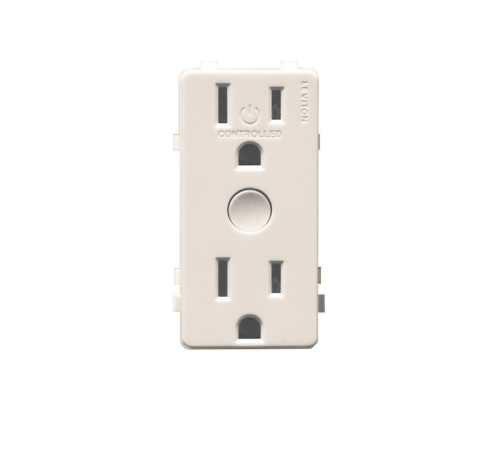 Leviton DSRKT-1PW Decora Digital/Decora Smart Receptacle Color Change Kit, for use with Decora Smart 4-button controller