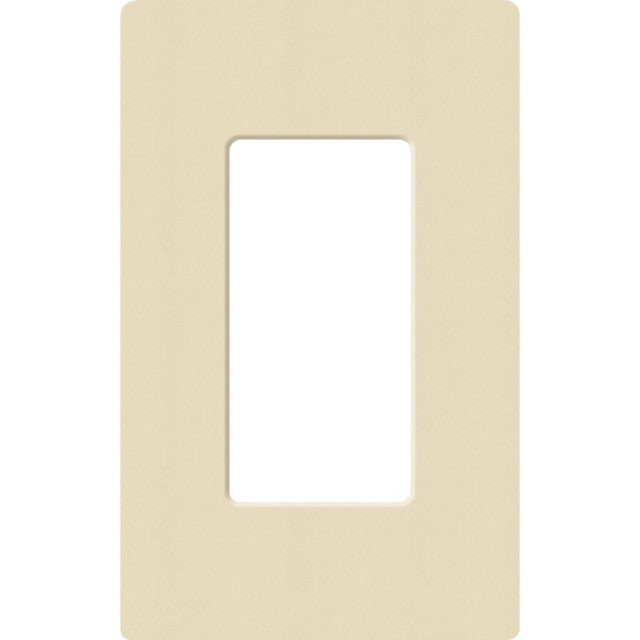 Lutron Claro 1 Gang Wall Plate for Decorator-Style Dimmers, Switches, and Outlets, Satin Finish, SC-1-SD, Sand