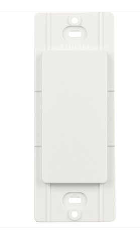 Lutron Blank Insert for Claro Wall Plates, Fits Decorator-Style Openings, SC-BI-RW, Architectural White