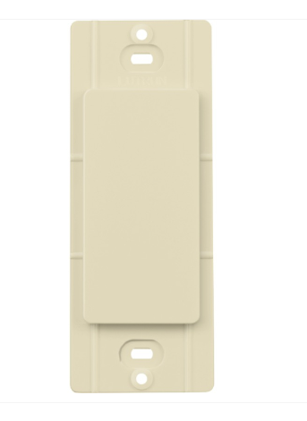 Lutron Blank Insert for Claro Wall Plates, Fits Decorator-Style Openings, SC-BI-SD, Sand