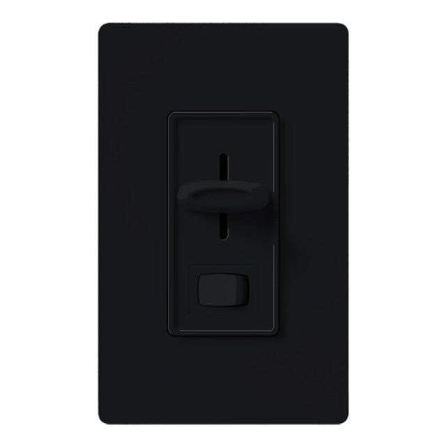 Lutron Skylark 3-Wire Dimmer Switch for Ballasts/LED Drivers, 1000W/8A, Single Pole/3-Way, Neutral Required, Preset, 120V, SF-103P-BL, Black