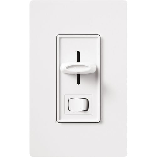 Lutron Skylark Dimmer Switch, Magnetic Low-Voltage 450W/600 VA, Single Pole, SLV-600P-WH, White