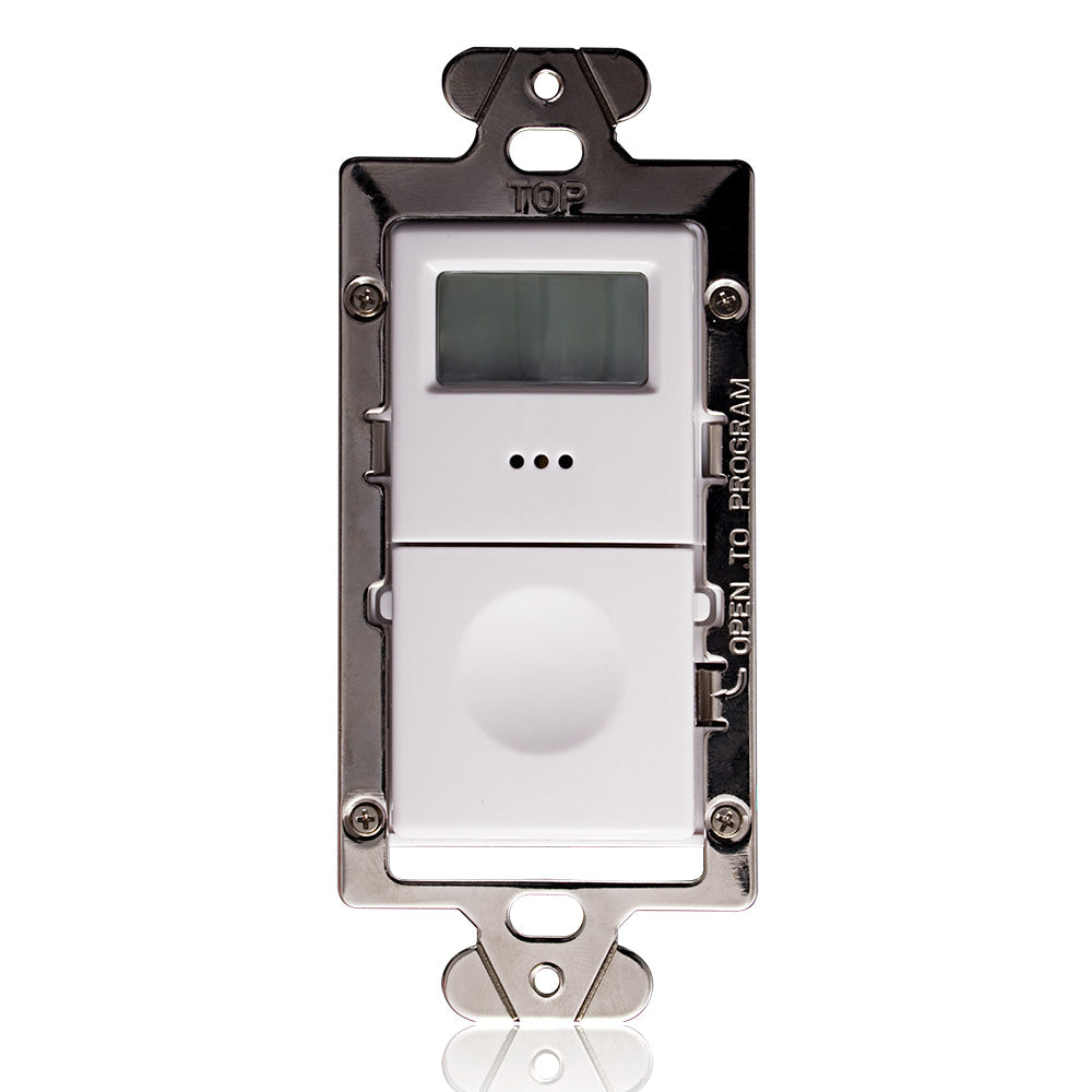 Leviton TS300-DW Timer, Digital, Programmable, 120-277V, White