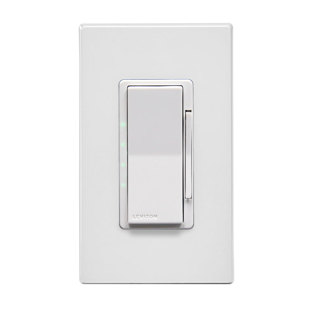 Leviton ZW4SF-1BW Indoor 4 Speed Fan Controller with Z-Wave Technology
