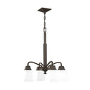 Progress 20408 P400118-020 Clifton Heights 4-Light Chandelier Ceiling Light, Antique Bronze