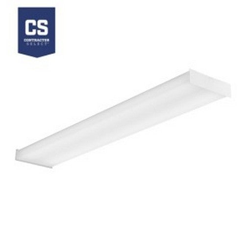 Lithonia Lighting SBL4 4-ft 32W Contractor Select LED Square Basket Wraparound 120-277V