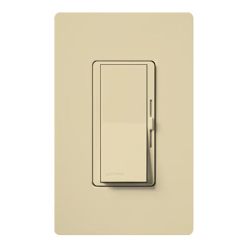 Lutron Diva MLV Dimmer Switch w/ Night Light, 450W (600VA), Single Pole/3-Way, No Neutral Required, 120V, DVLV-603PH-IV, Ivory