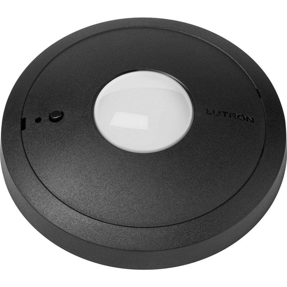 Lutron LOS2 Ceiling Occupancy Sensor, Wired PIR Technology with Relay, 1500 sq ft Coverage, 360 Degree View, 15–24V, LOS2‑CIR‑R‑BL, Black