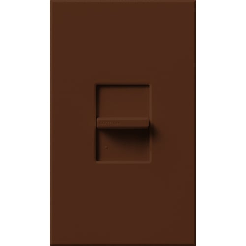 Lutron Nova T Dimmer, 600W Incandescent/Halogen Only, Single-Pole, 120V, Small Control, Wall Plate Included, NT-600-SI, Sienna