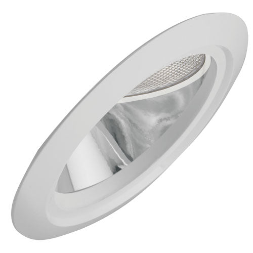 6" Super Sloped Reflector with PAR38 Gimbal Trim