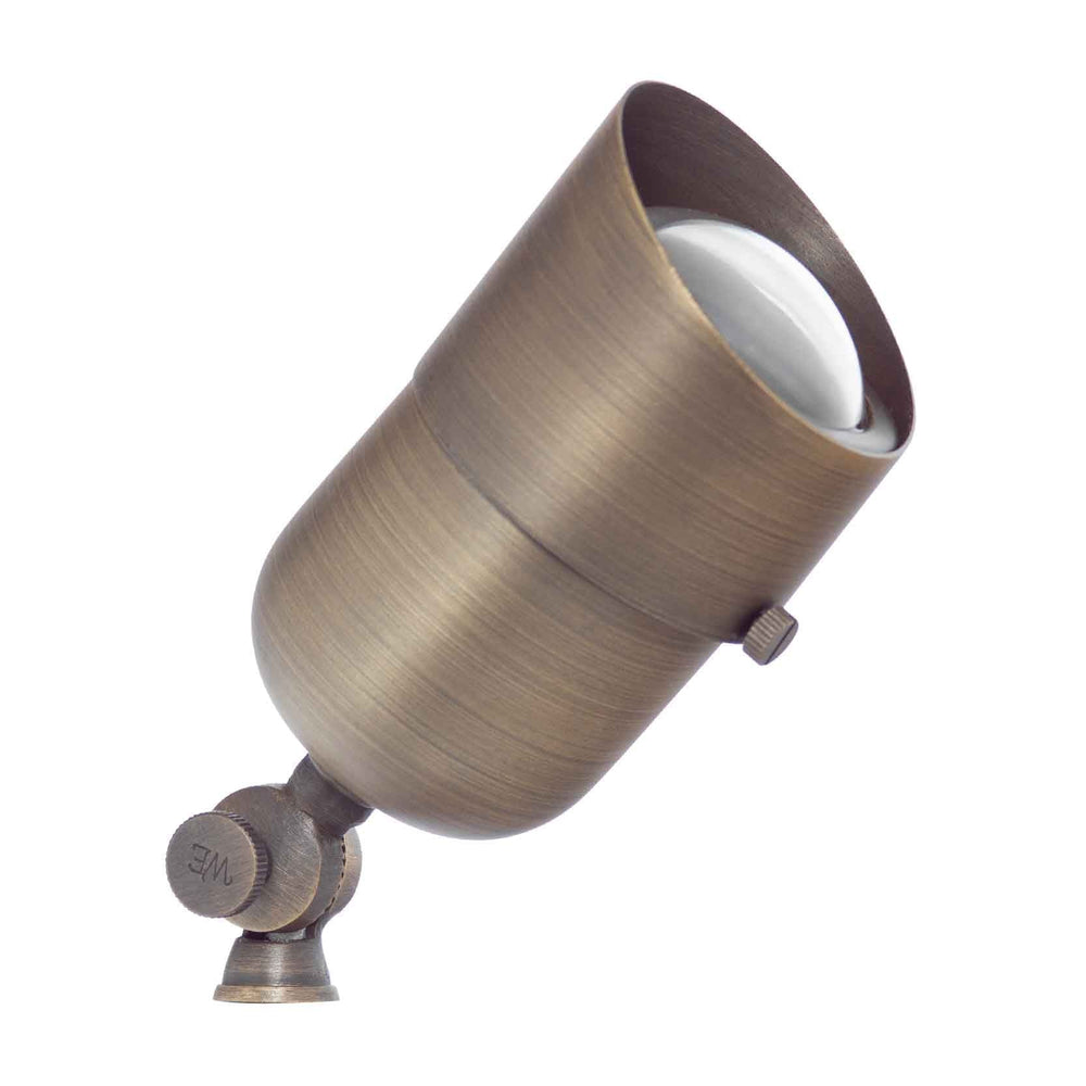 LD-174-BZ - 12V LED DIRECTIONAL LIGHT - SPUN SOLID BRASS 5W 3000K