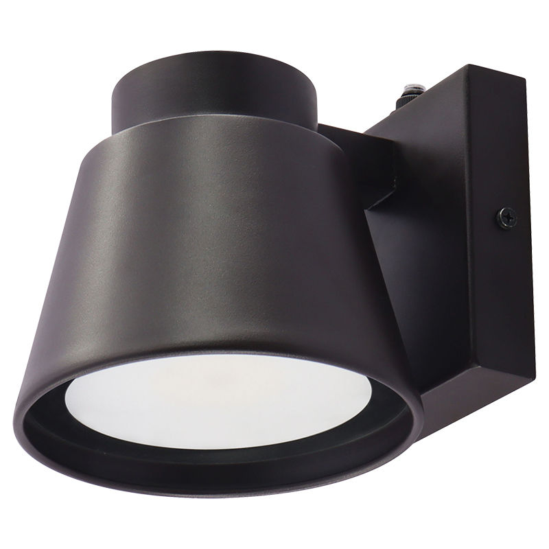 LRS-MC - 5" Height Mini-Cone Outdoor Wall Sconce with Photocell 10W 27K/30K/35K/40K/50K