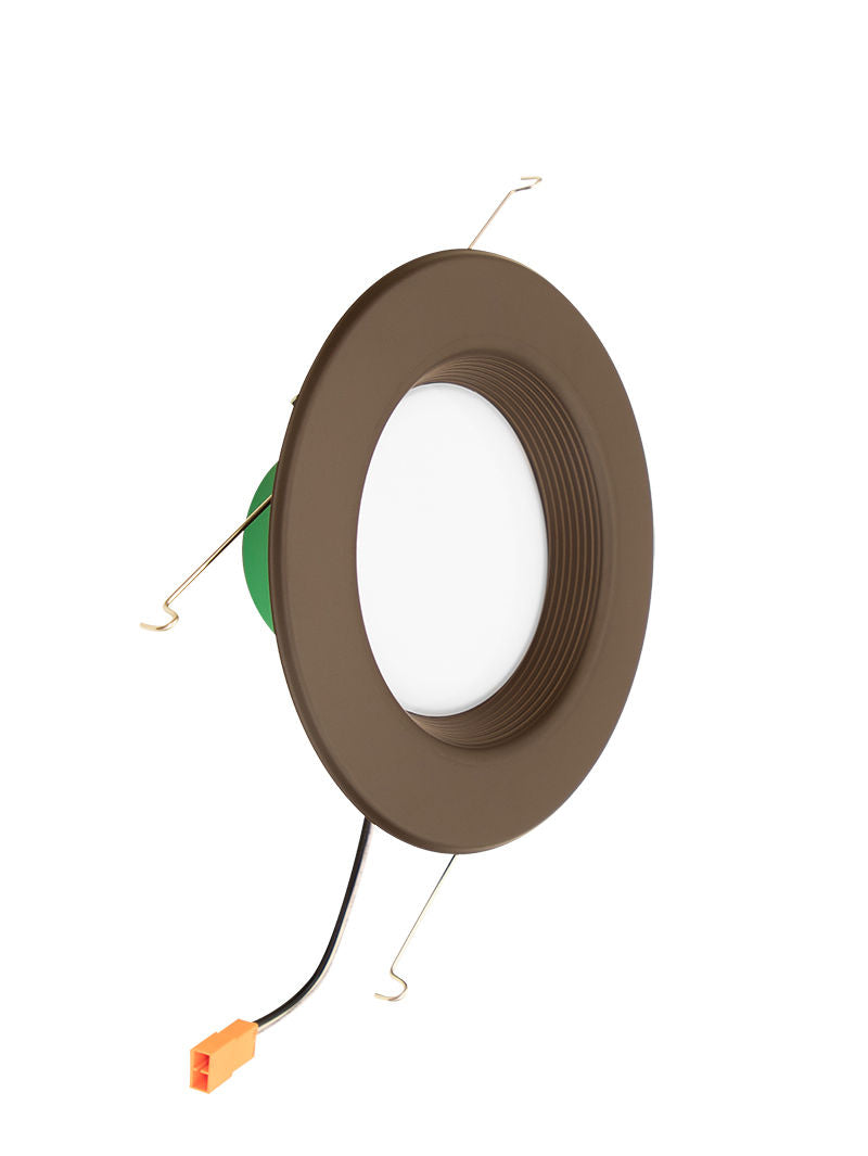 RDL-BF-MCT5 - LED Multi-CCT Recessed Light with Baffle Trim 15W 27K/30K/35K/40K/50K