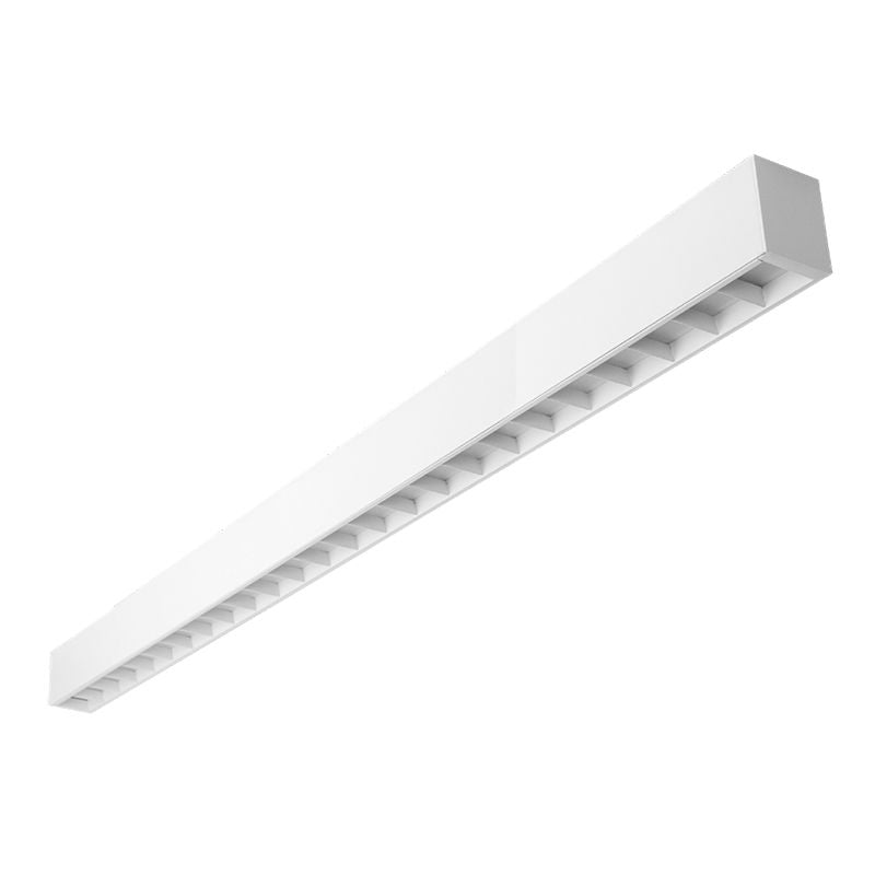 SCX-LUV-WH - LED 2-3/4" Superior Architectural Seamless Linear Lights with White Louver Lens