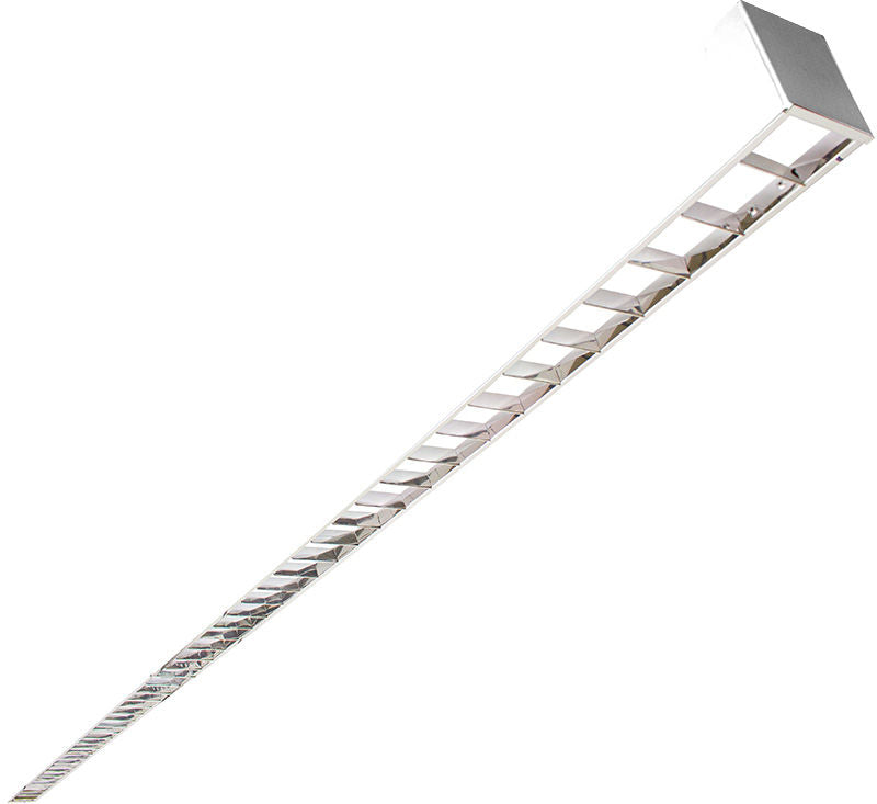 LED 2-3/4" Superior Architectural Seamless Linear Lights with Louver Lens 80W 30K/35K/40K/50K